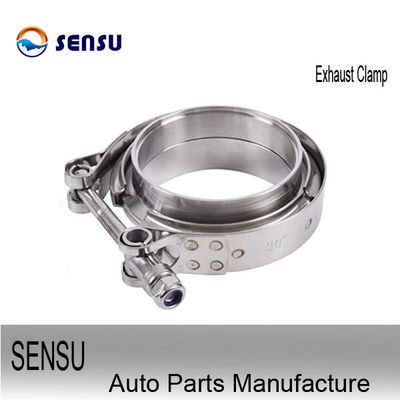 Wear Resistance 2.5 Inch Stainless Steel Exhaust Clamps 304SS
