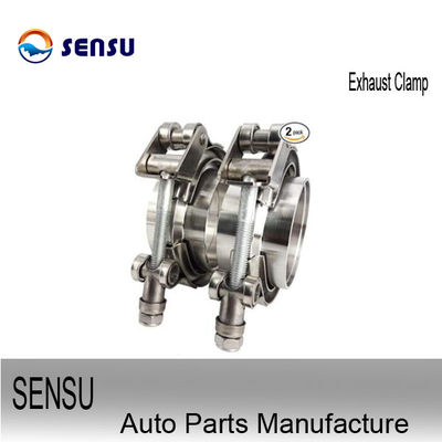 High Tension SS201 Stainless Steel Exhaust Pipe Clamp 1.50inch Easy Insullation