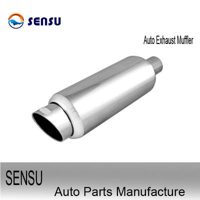 SS201 Stainless Steel Exhaust Parts Universal Exhaust Silencer Chambered
