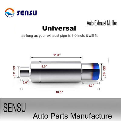 Customzation Stainless Steel Exhaust Mufflers
