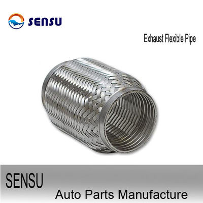 SENSU Stainless Steel Exhaust Parts SS201 Exhaust Flex Pipe Connector 2"X6"