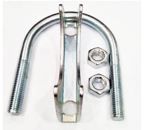 High Performance Standard Exhaust Clamp SS304 5 Inch U Bolt Muffler Clamp