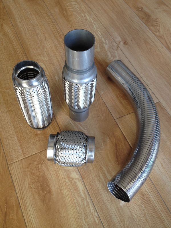 OEM 89mm Interlock Flex Pipe Stainless Steel Flexible Exhaust Tubing