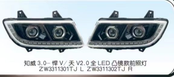 Durable 45mm Truck Headlamp Led Auto Headlight  Wear Resistance