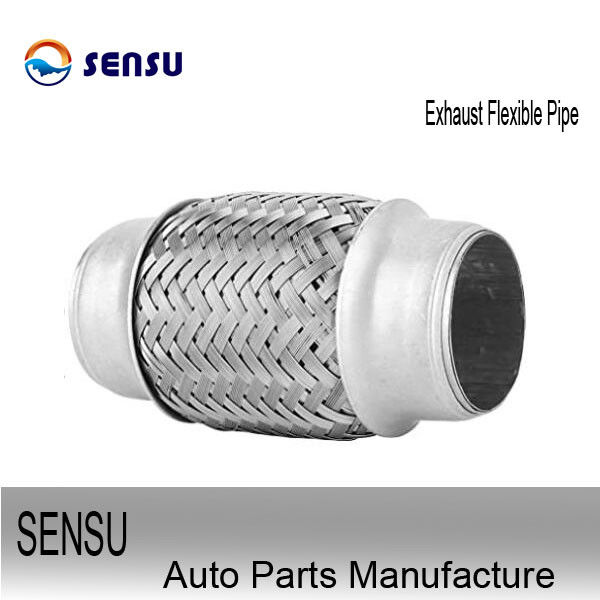 Double  Mesh Braids Stainless Steel Exhaust Flex Pipe 51mm*100mm