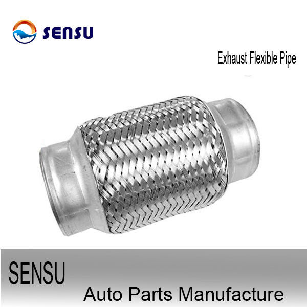 rustproof 45mm Flexible Exhaust Pipe Wire braid Flexible Automotive Exhaust Pipe