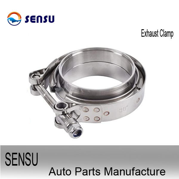 Wear Resistance 2.5 Inch Stainless Steel Exhaust Clamps 304SS