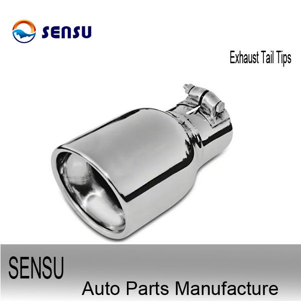 2.25'' Inlet 3.25'' Outlet Exhaust Tail Tips For Toyota BMW Hyundai Honda