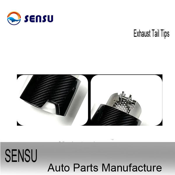 Corrosion Proof Stainless Steel Car Exhaust Muffler Tips Toyota Auto Exhaust Tips