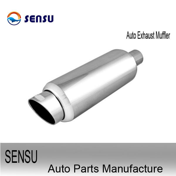 SS201 Stainless Steel Exhaust Parts Universal Exhaust Silencer Chambered