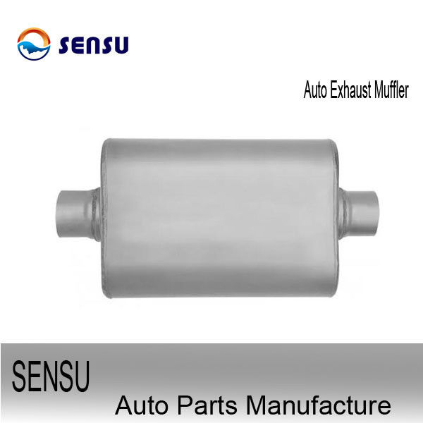 SS202 Stainless Steel Exhaust Parts Aluminized Steel Exhaust Muffler Silencer