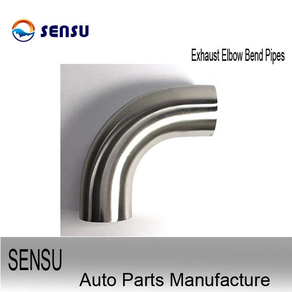 Customizable Stainless Steel Exhaust Bends 152mm Length  Auto Exhaust System Parts