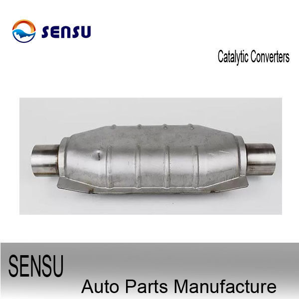 2 Inch Universal Catalytic Converter Oval Catalytic Converter 51mm 2.0L-3.5L