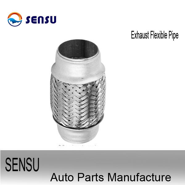 Metal SS304 2.5 Inch Stainless Steel Exhaust Flex Pipe With Interlock
