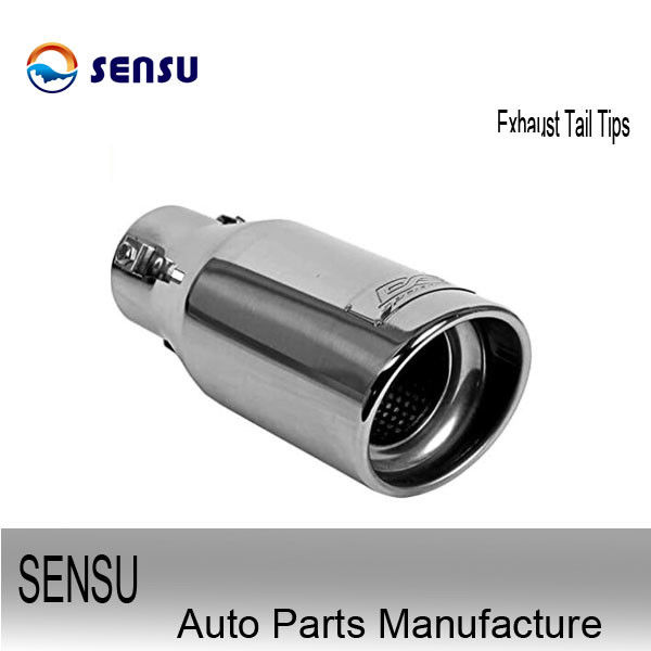 Gloss Polishing Slant Cut Exhaust Tail Tips Truck Tailpipe Tips SS201 SS304
