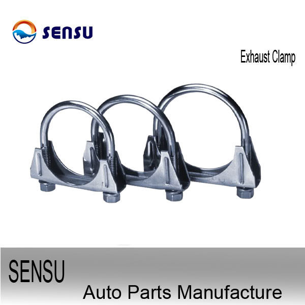 Rustproof 102mm Auto Stainless Steel Exhaust Clamps Kits Quick Release U Clamp