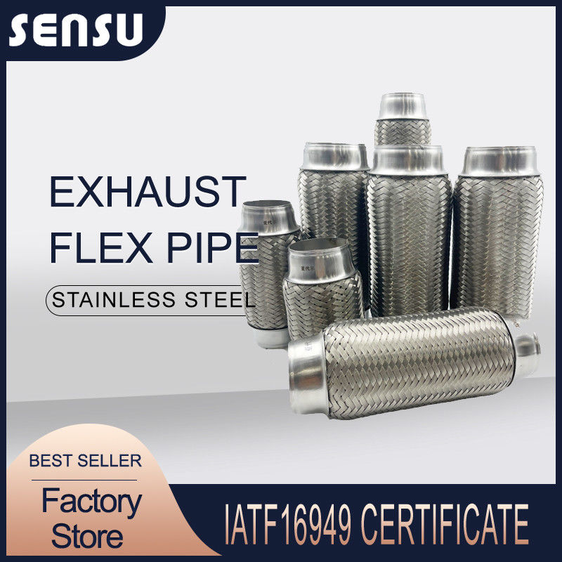 45X100mm Inside Interlock Exhaust Flexible Pipe SS201 202 304